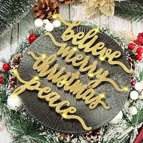 8 piezas de placa de madera de Navidad, letreros de madera, recortes de palabras de madera, platos de Navidad, decoración del hogar, platos de