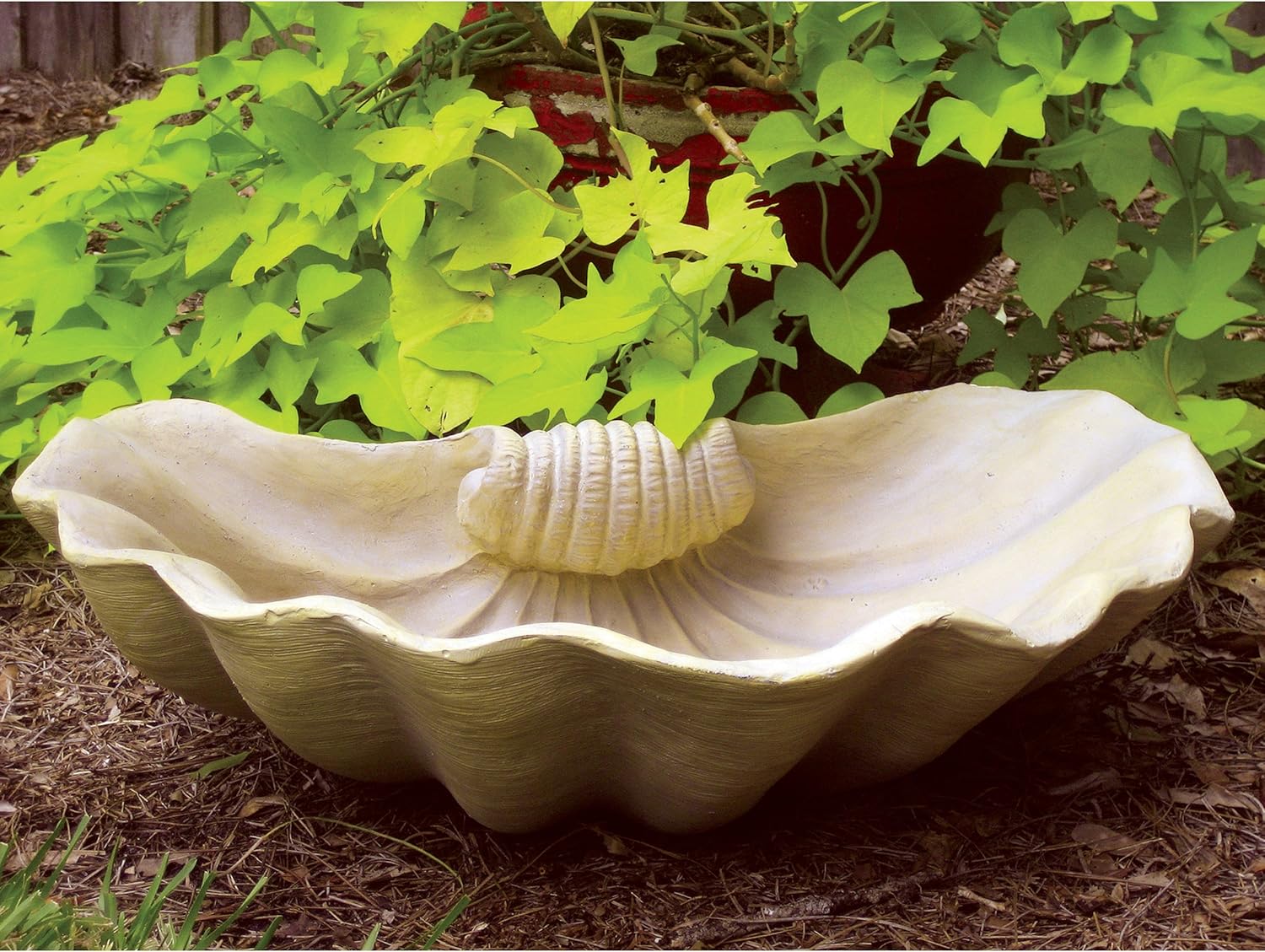🔥 Cashback up to 70% Kenroy Home 60063 Scallop Shell Bowl Garden Ornament Creative Product Kenroy Home 60063 Scallop Shell Bowl Garden Ornament