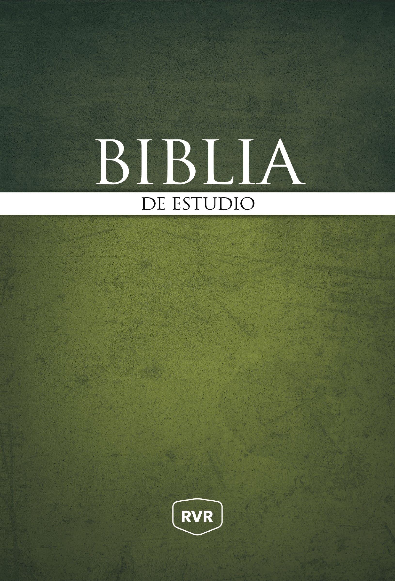 Santa Biblia de Estudio Reina Valera Revisada RVR (Spanish Edition)