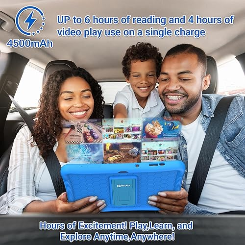 Miniatura 6 de Contixo Tableta infantil K102-HD de 10 pulgadas, para niños de 3 a 7 años, control parental, Android 10, 64GB, WiFi, tableta de aprendizaje para