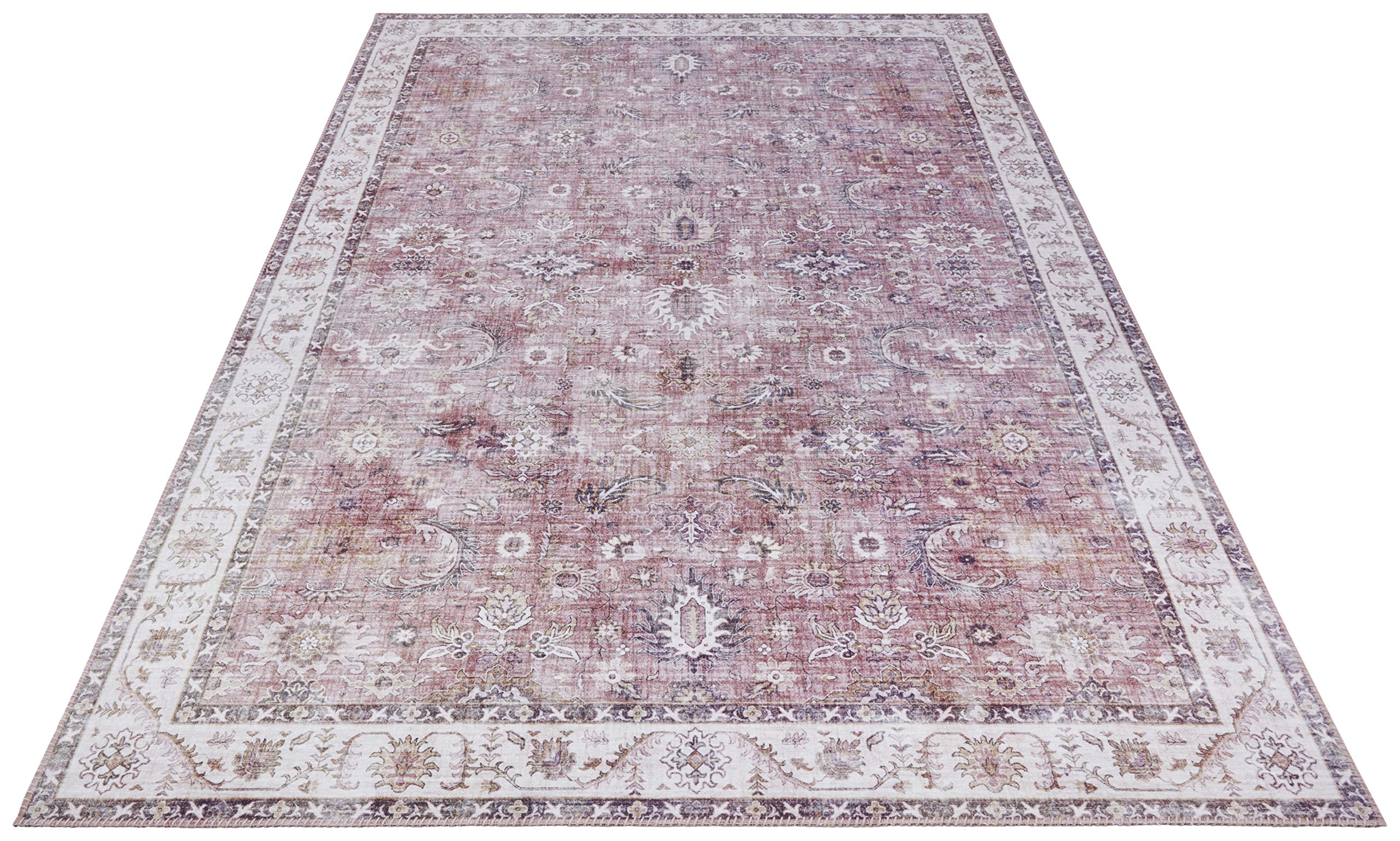Nouristan Vivana Asmar woonkamertapijt, Orient-Touch gedetailleerd patroon, bloemenpatroon, curpel, plat geweven tapijt voor eetkamer, woonkamer, slaapkamer - framboosrood, 80 x 200 cm, polyester, 80 x 200 cm Nouristan Vivana Asmar woonkamertapijt, Orient-Touch gedetailleerd patroon, bloemenpatroon, curpel, plat geweven tapijt voor eetkamer, woonkamer, slaapkamer - framboosrood, 80 x 200 cm, polyester, 80 x 200 cm