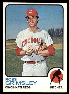 1973 Topps # 357 Ross Grimsley Cincinnati Reds (Baseball Card) EX Reds