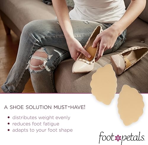 Miniatura 3 de Foot Petals Cojín para mujer, soporte, zapatos de vestir cómodos de arco, tacones, zapatos planos