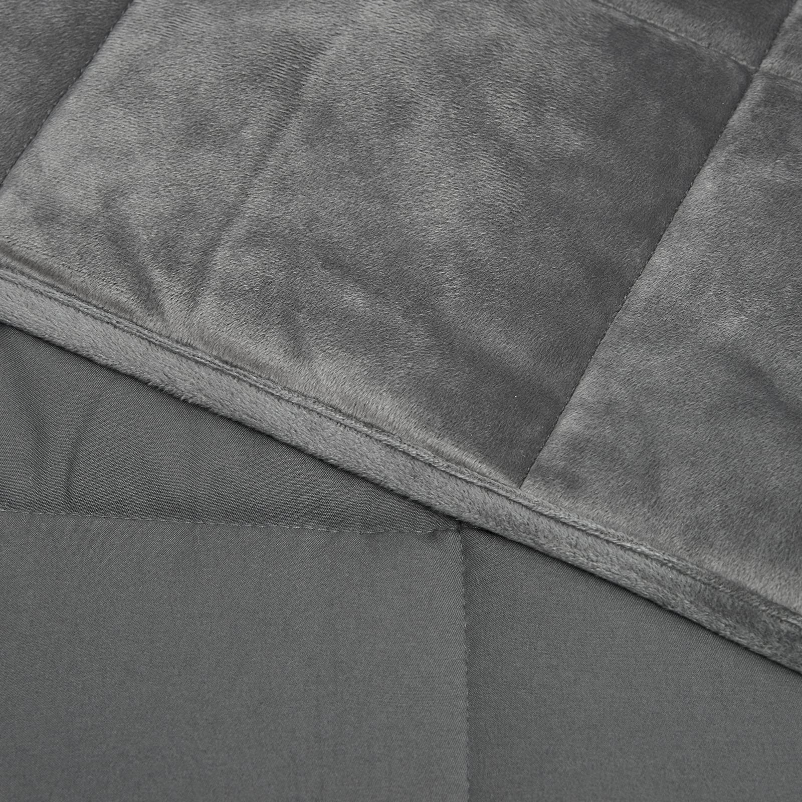 WOLTU Coperta Ponderata per Adulti, 200x230 cm, 11kg, Grigia