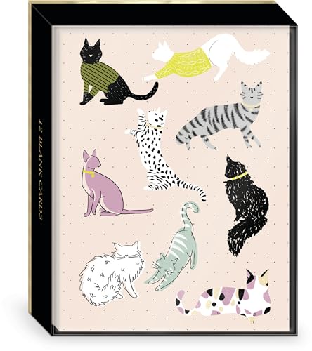 Tarjetas de notas de gatos Lady Jayne 83399, el regalo ideal de papelería