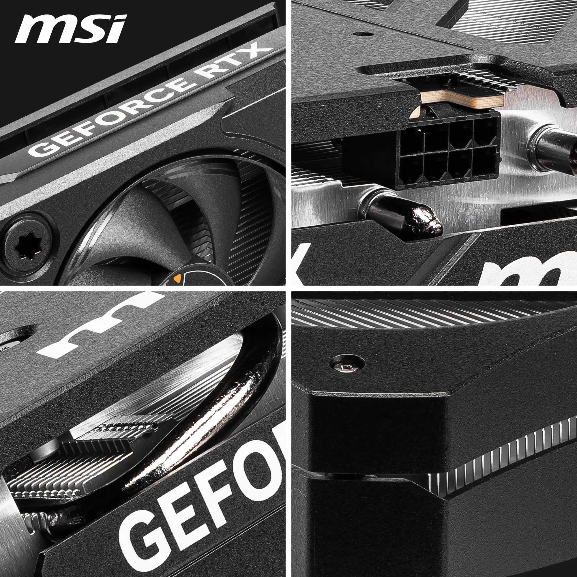 MSI GeForce RTX 5060 Ti 8G SHADOW 2X OC PLUS Scheda Grafica - GPU RTX 5060 Ti, 8GB GDDR7 (28Gbps/128-bit), PCIe 5.0 - Design termico a doppia ventola (2 x STORMFORCE FAN) - HDMI 2.1b, DisplayPort 2.1b