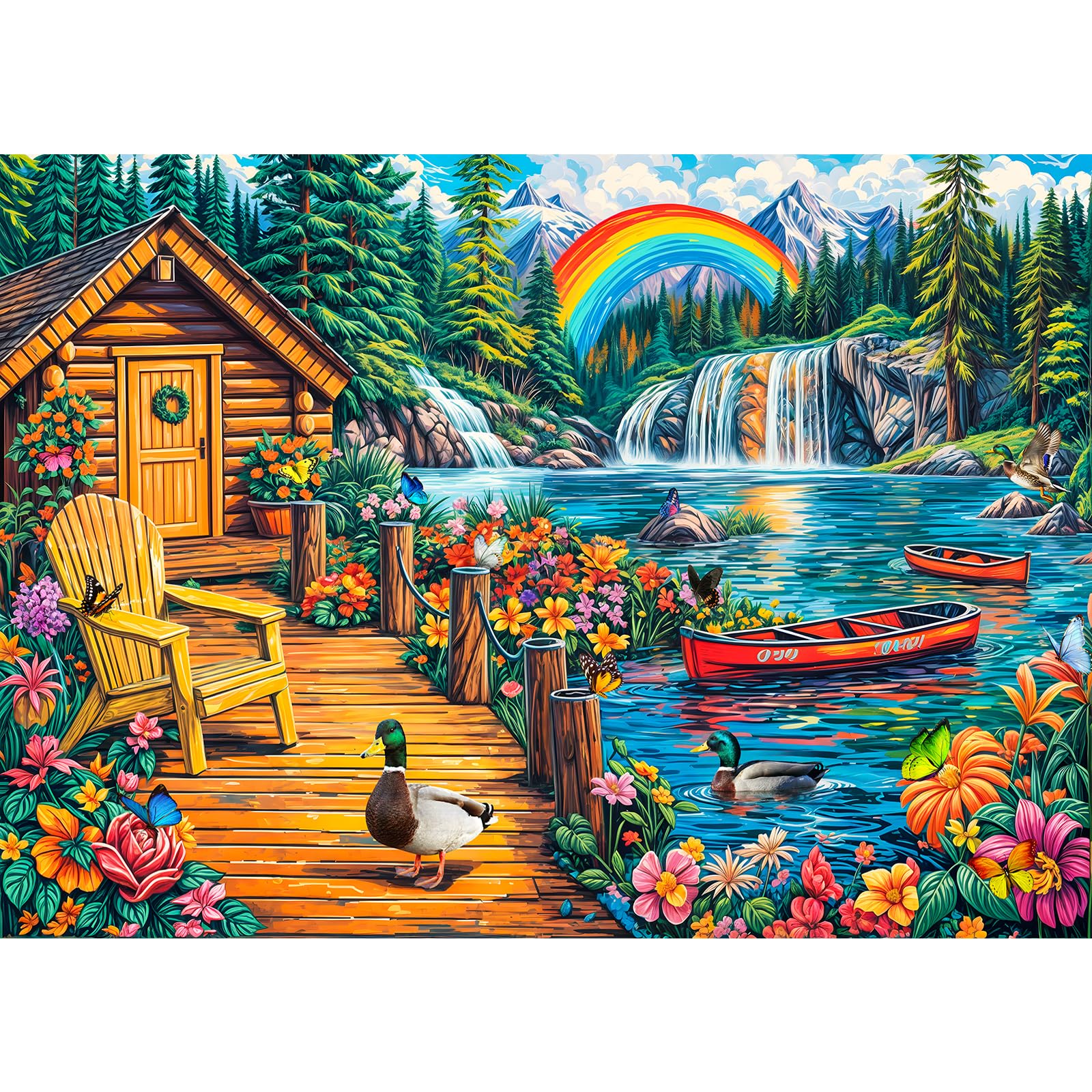 TangComplete Puzzle 1000 Teile für Erwachsene und Kinder