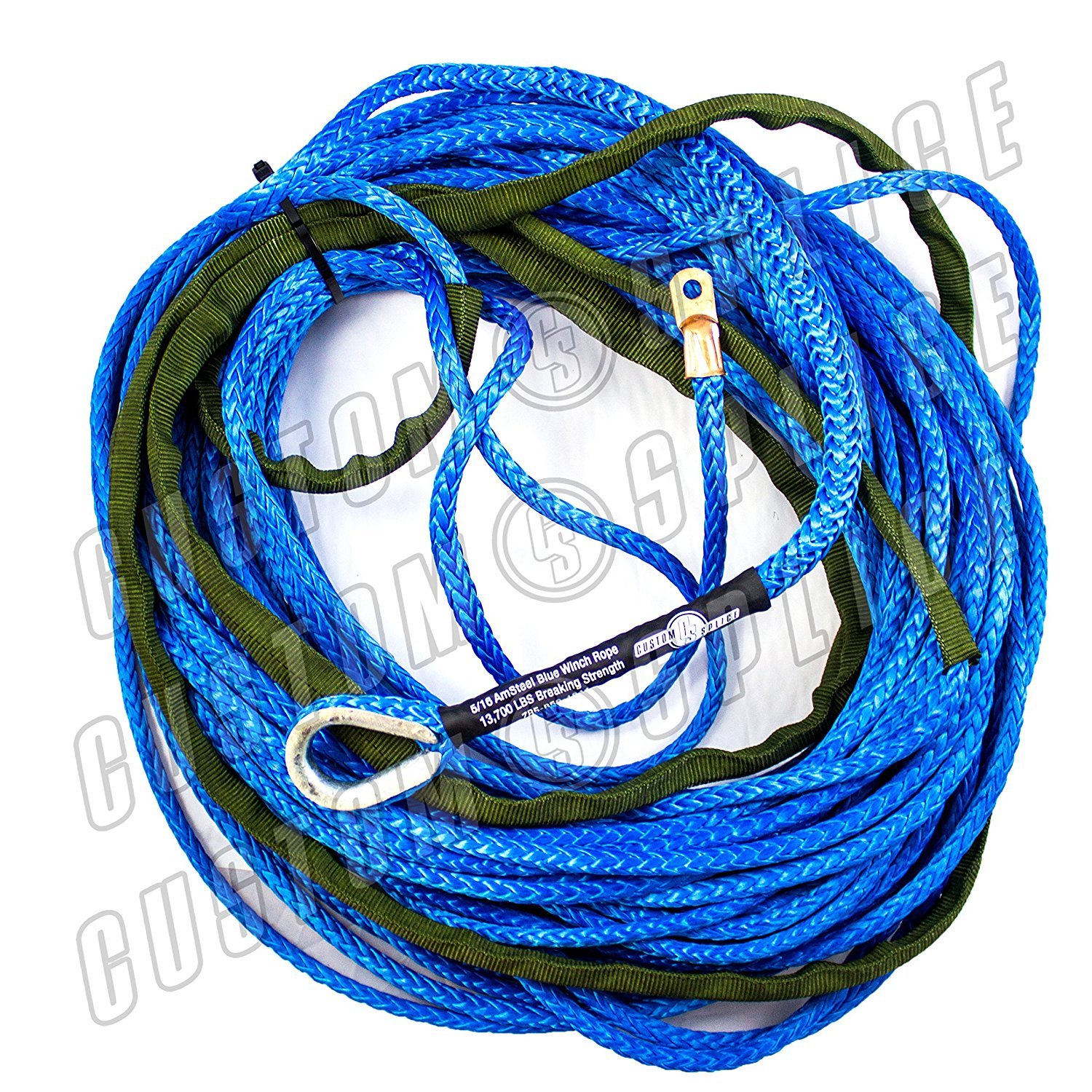 5/16 AmSteel Blue 125' Synthetic Winch Rope Amazon.in Home Improvement