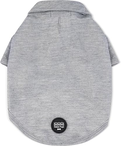 Miniatura 3 de United Pups Polo para perro (Modern Pups Gray, talla 1 XS)