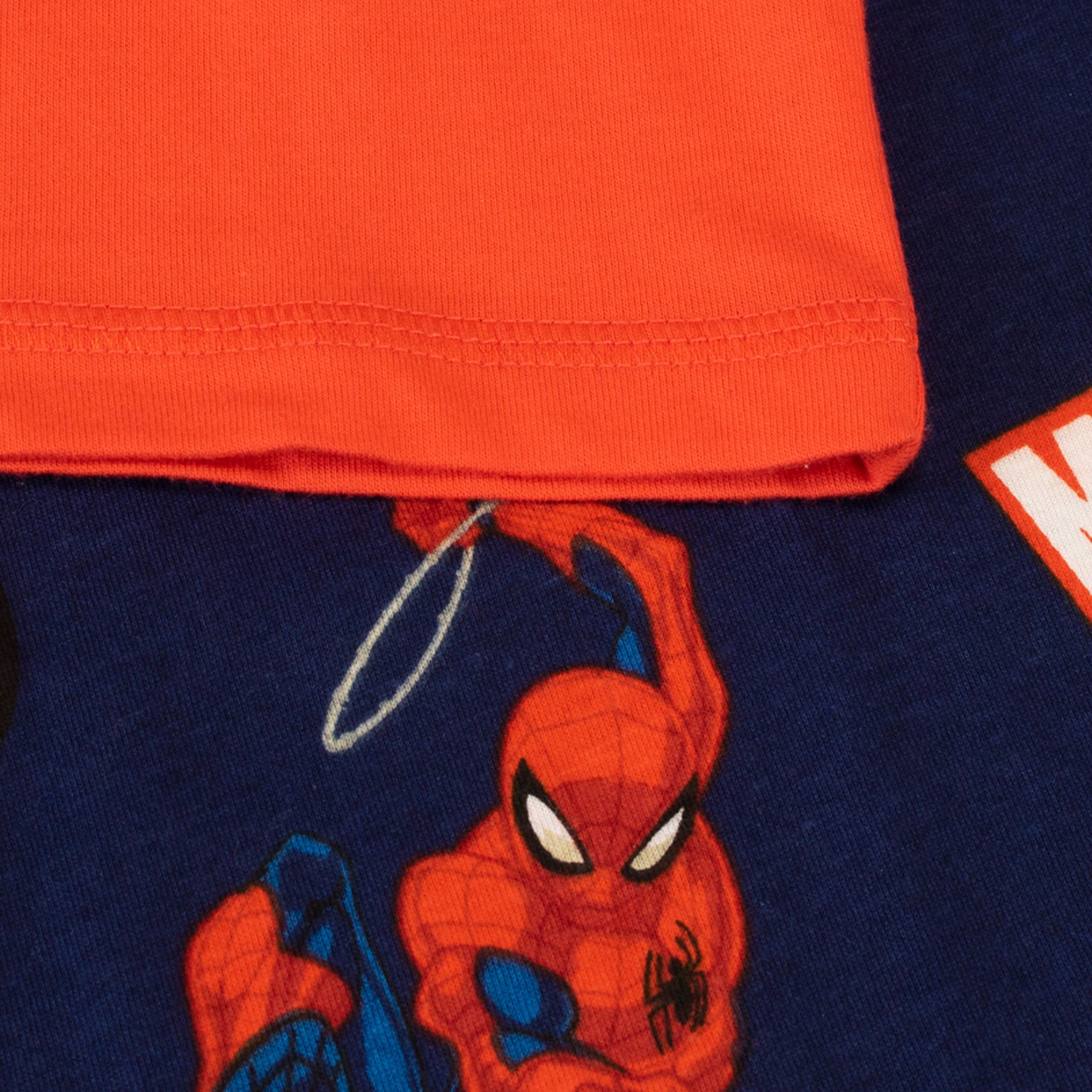 Marvel Maglietta Spider-Man per Ragazzi Top a Maniche Corte per Bambini Confezione da 2