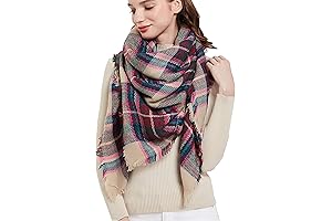 Soft and Cozy Pink Blanket Scarf: The Perfect Winter Companion