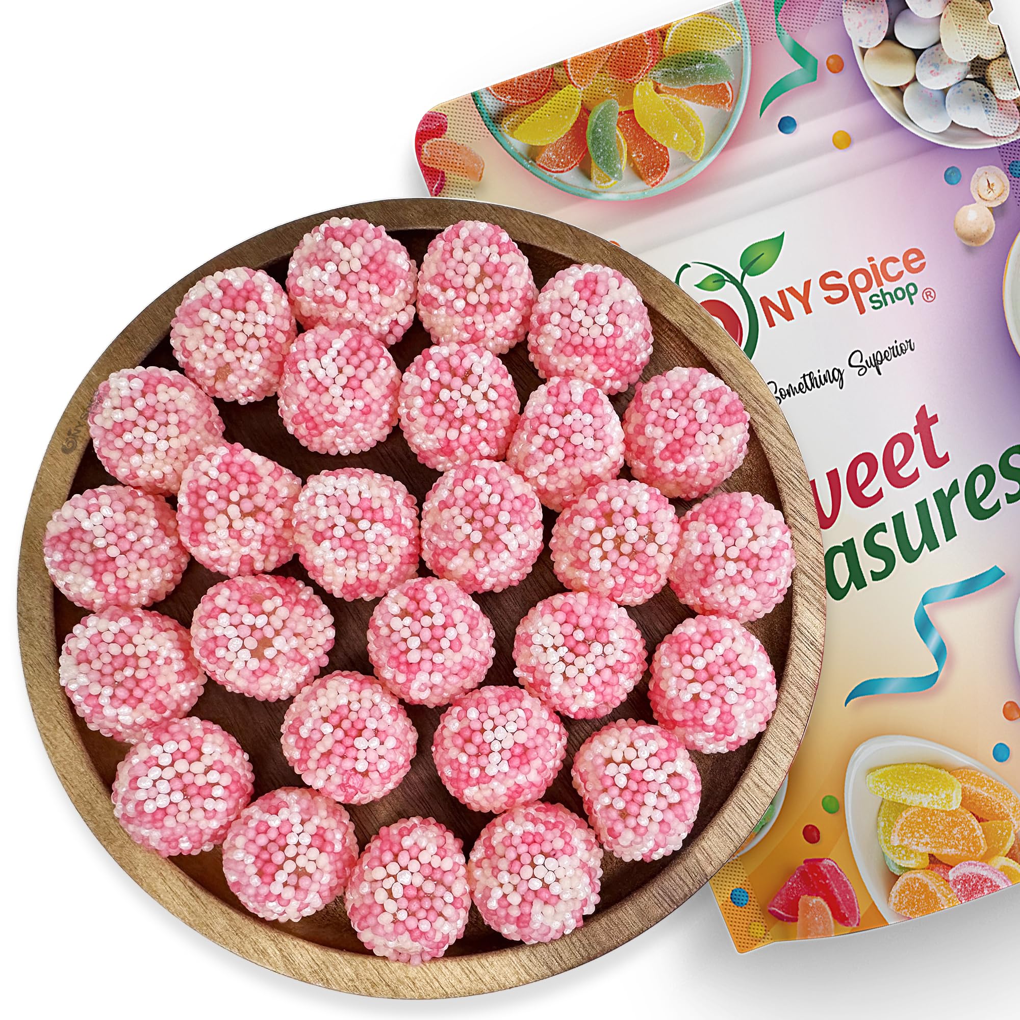 Amazon.com : NY Spice Shop Pink Berry Gum Drops - 1 Pound Gummy