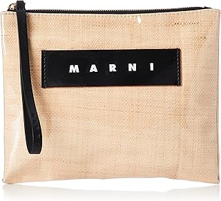 MARNI(ãƒžãƒ«ãƒ‹) Clutch Bag, Natural