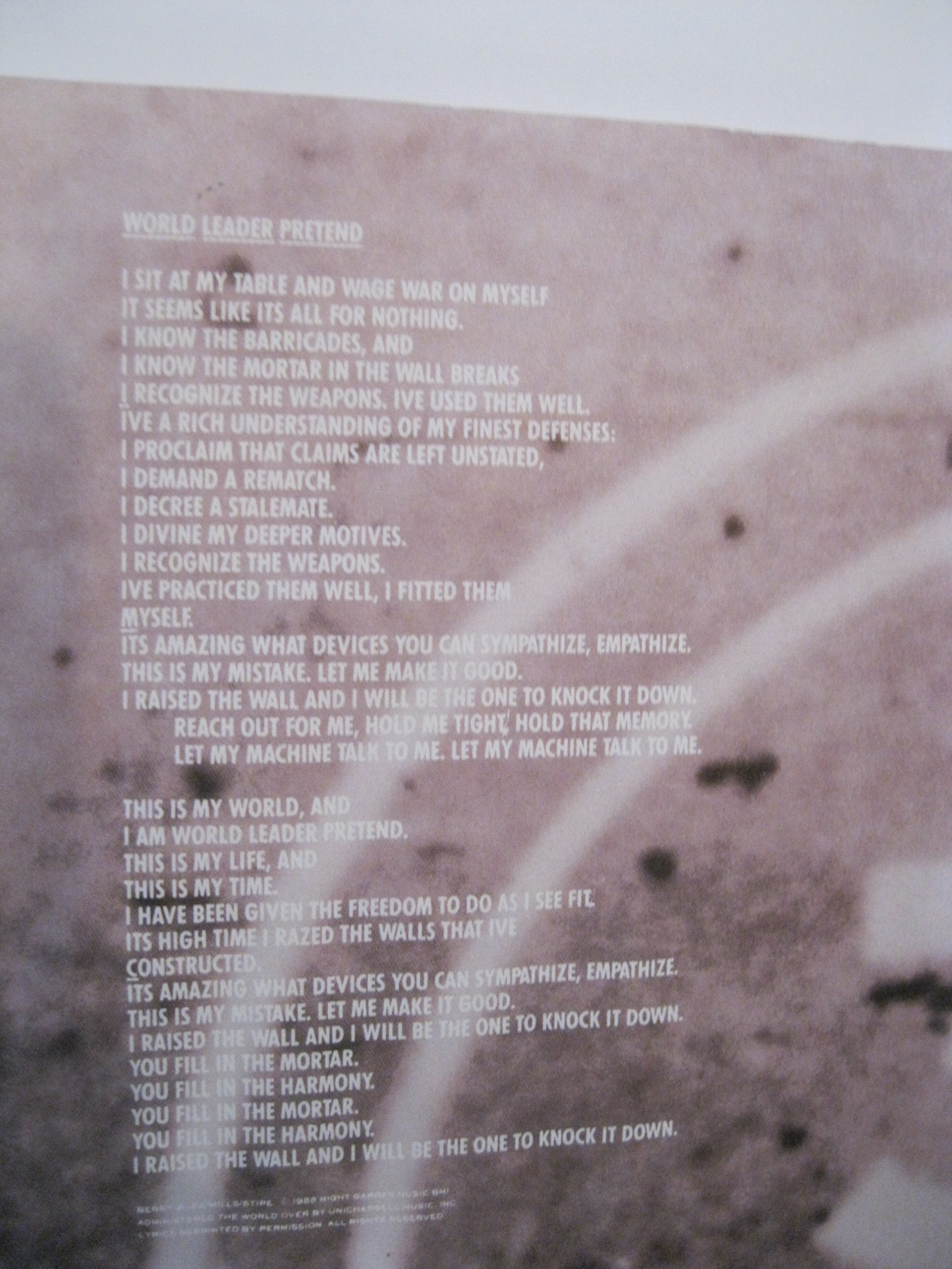 R.E.M. - Green - Warner Bros. Records - 925 795-1, Warner Bros. Records - WX 234