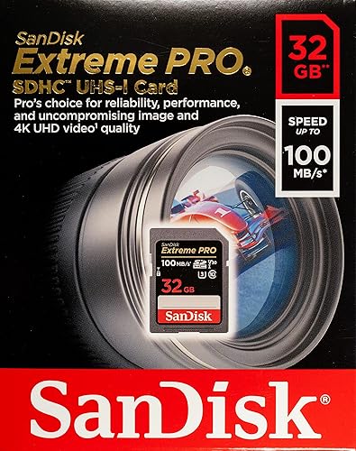 Miniatura 2 de SanDisk Tarjeta de memoria SDHC SD Extreme Pro de 32 GB funciona con Canon EOS R, RP, M, M10 sin espejo clase 10 UHS-I (SDSDXXO-032G-GN4IN) Paquete