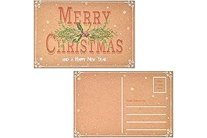 Gift Boutique 60 Merry Christmas Postcards: Spread Holiday Cheer with Festive Designs