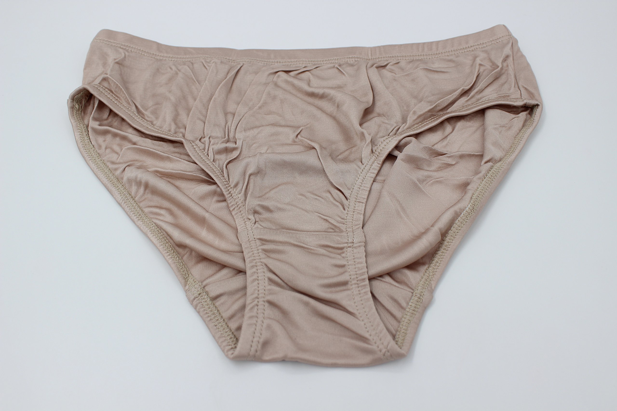 MESHIKAIER Culotte Femme en 100% Soie sans Couture Culotte Basse Bien Élastique