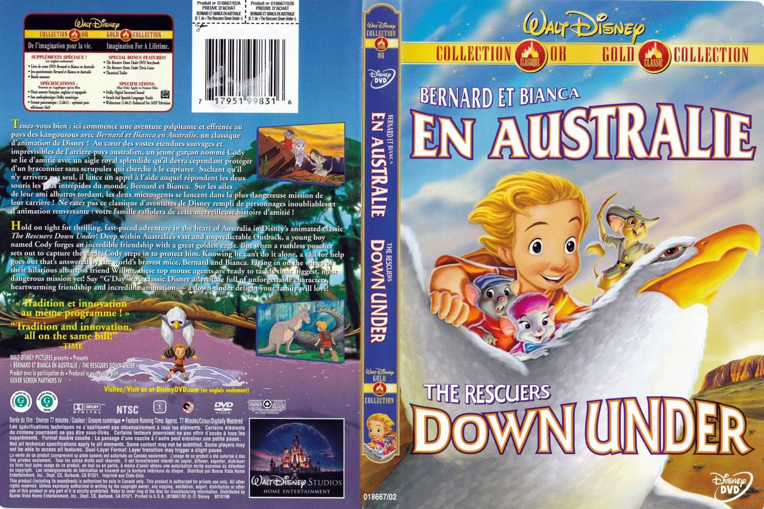 Rescuers Down Under [DVD]