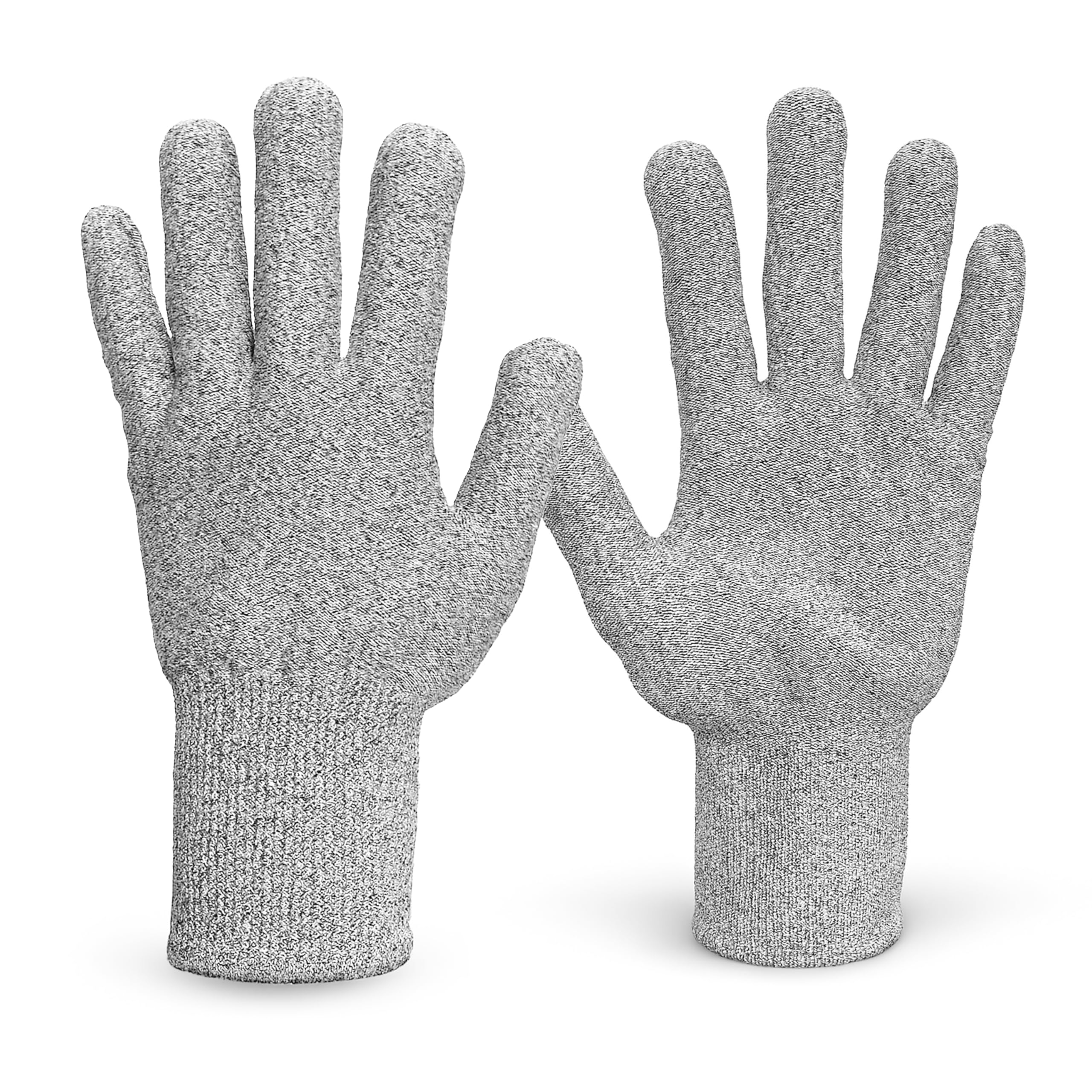Gants en fibre de verre gris 5 paires (L)