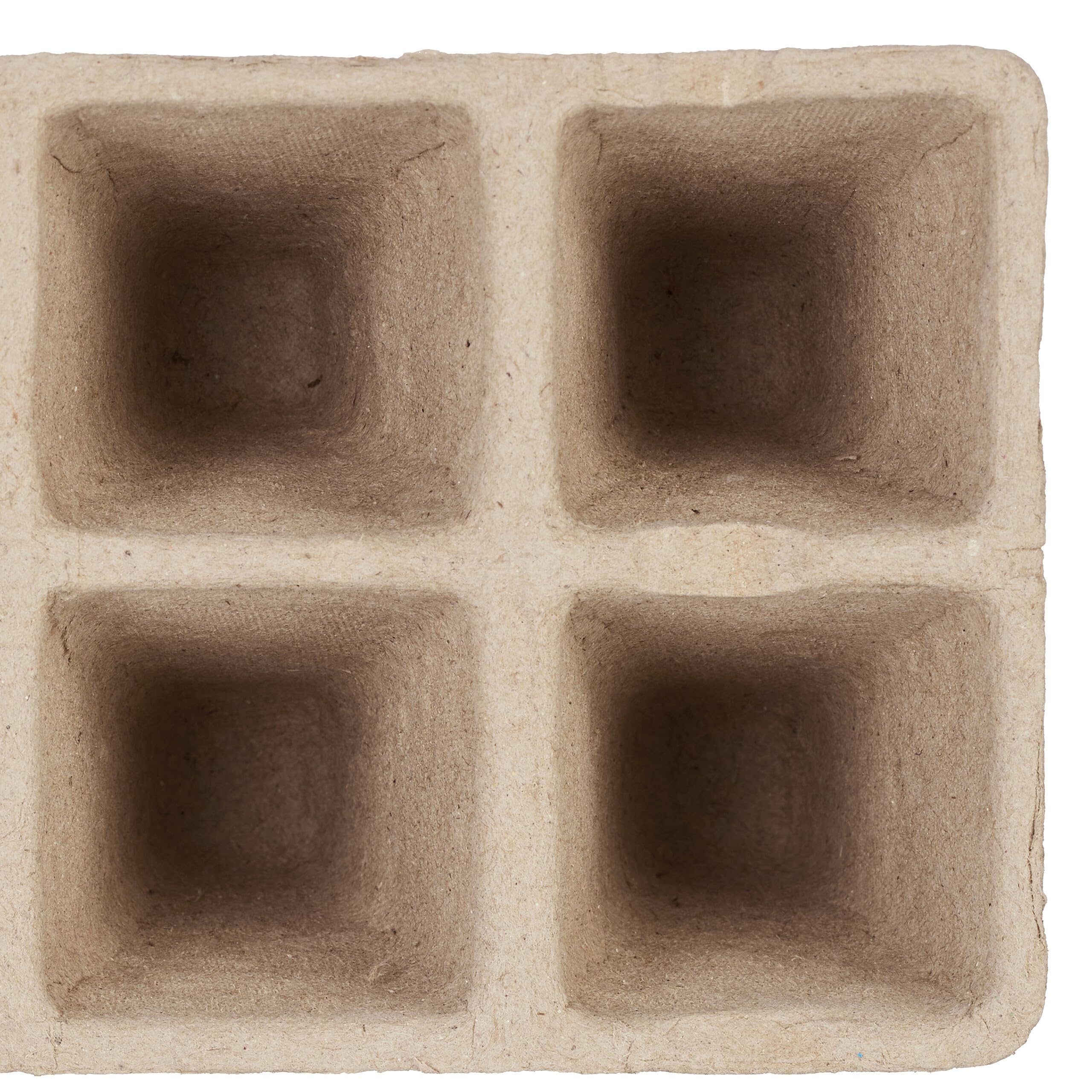 Vasetti Per Piantine Biodegradabili Relaxdays 192 Pezzi | 5x3,5x3,5 Cm | In Torba Per Semina - Foto 4