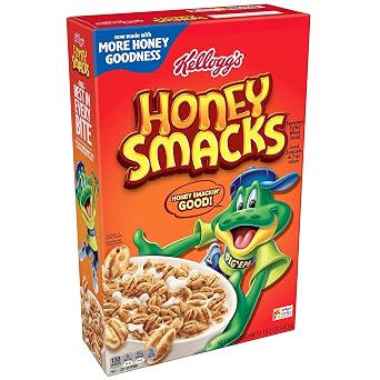 Kelloggs Honey Smacks Cereal - 15.3 oz