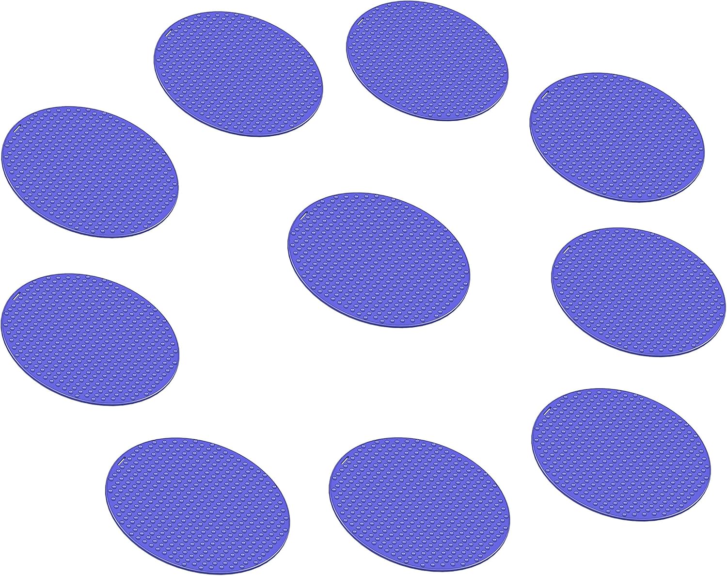Busy Blue Spot Circle Time Mat Classroom 10 Pack Holds Kids Still Like Glue