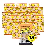 Scrub Daddy Scour Daddy XL - Large Heavy Duty Sponge & Non Scratch Scouring Pad - 18 Pack of Bulk Sponges & Commercial Cleaning Supplies - Durable & Odor Resistant (18 Count)