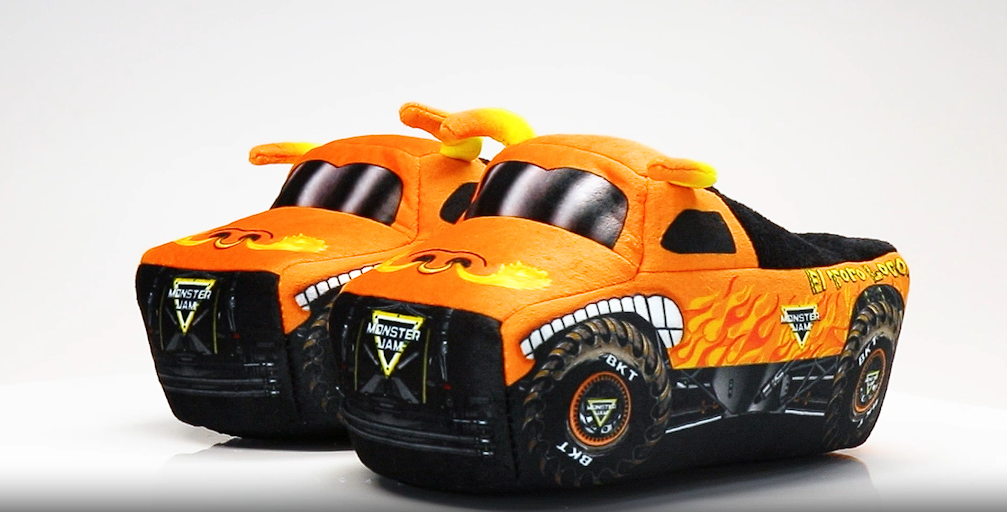 Amazon.com | Josmo Monster Jam Slipper 3D Monster Truck Plush