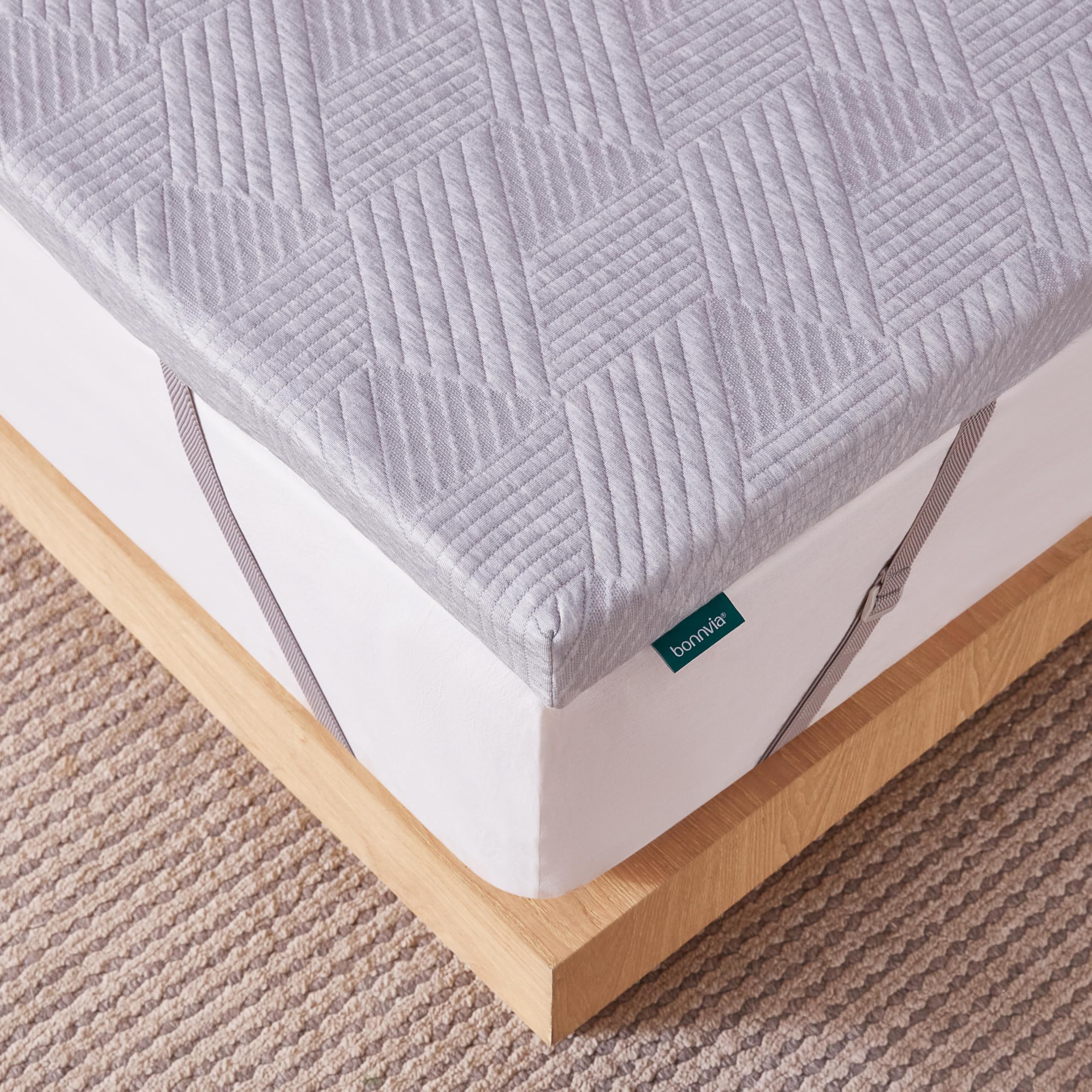 Dual-Sided Memory Foam Mattress Topper 7cm King Size, Comfort Support