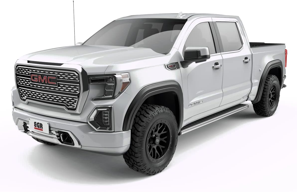 EGR 751794 Rugged Look Fender Flare Full Set, Compatible With Select GMC Sierra Models