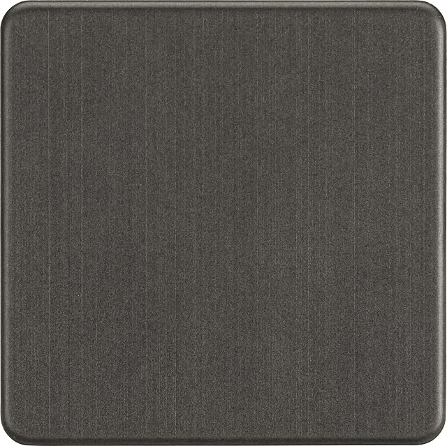 Knightsbridge SF8350SB Screwless 1G Blanking Plate, Smoked Bronze, 87.5 mm*491.0 mm*87.5 mm