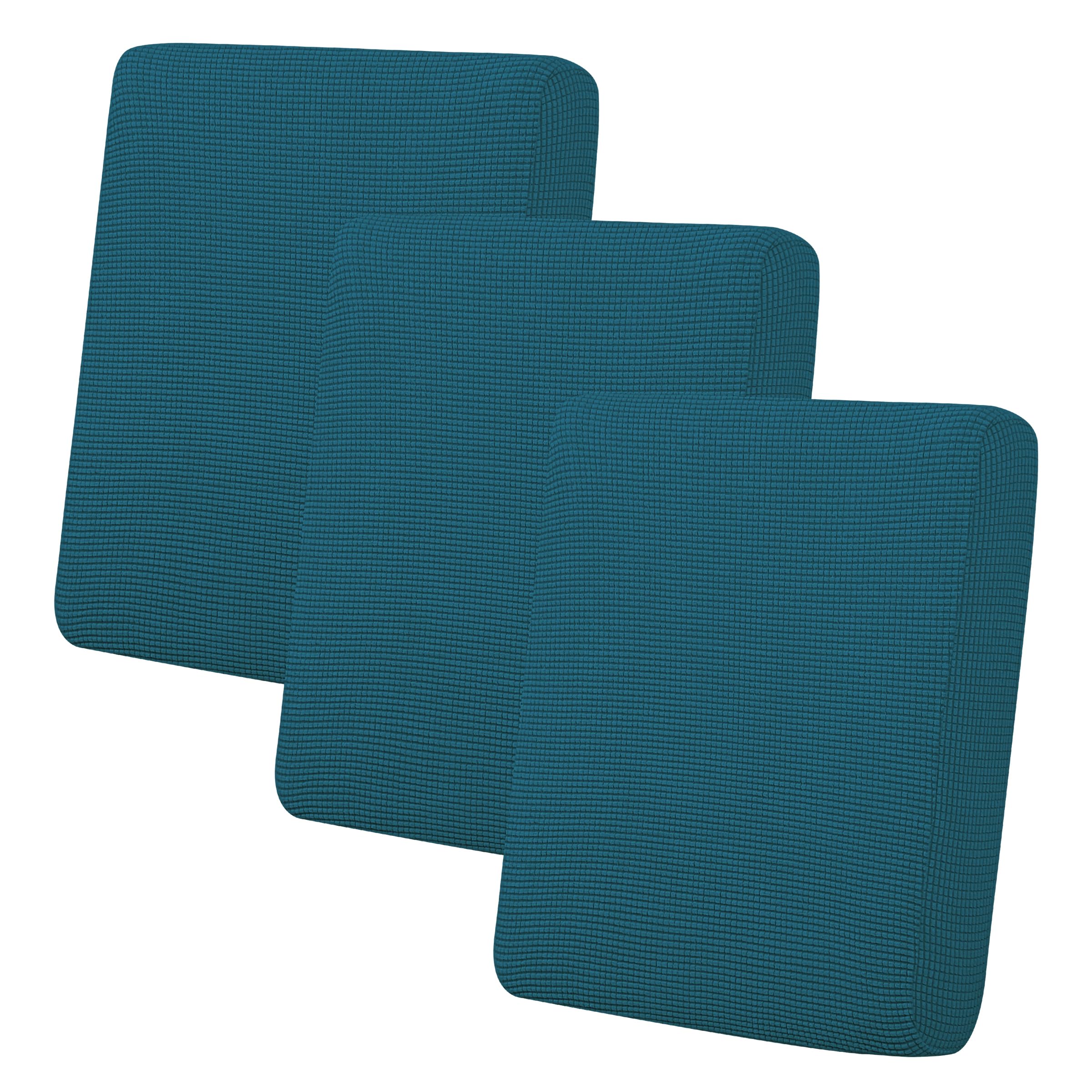 Easy-Going Stretch 3 Pieces Couch Cushion Cover for Sofa Seat