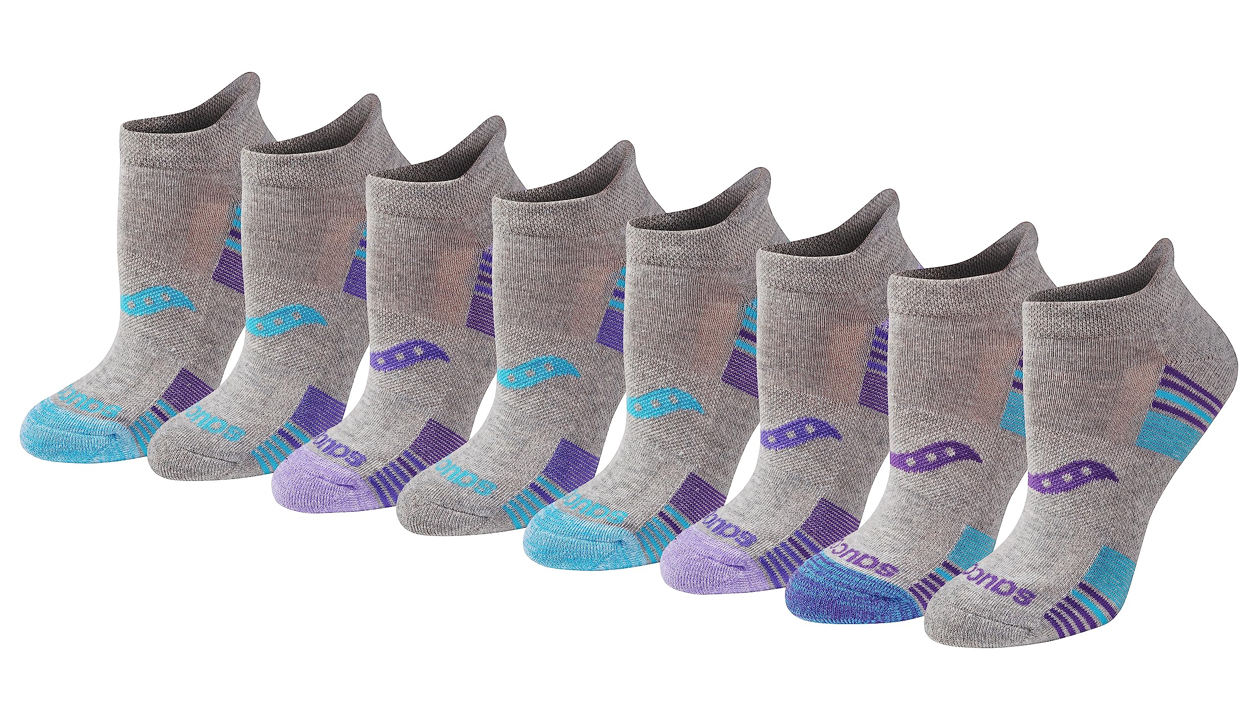 Saucony Women's Performance Heel Tab Athletic Socks (8 & 16 Pairs)