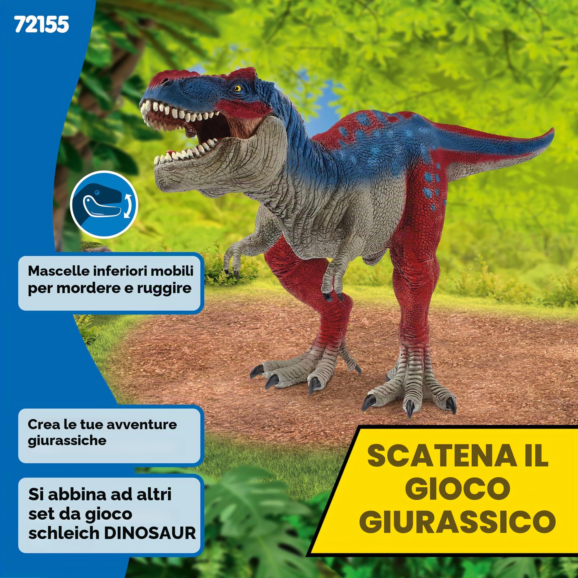 SCHLEICH T-Rex, Multicolore (72155)
