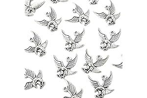Honbay Antique Silver Eagle Charms for Crafting