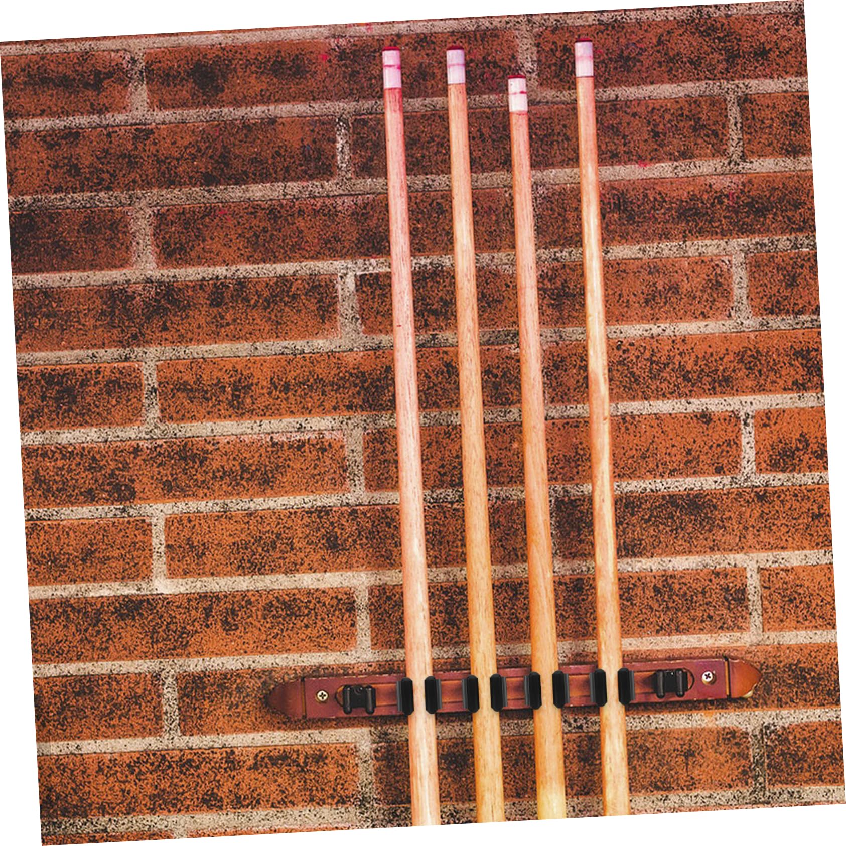 KOMBIUDA Pool Cue Positioning Clamp Fishing Rod Holder Billiard Cue Racks Wall Mount Pole Clip Fishing Rod Clips