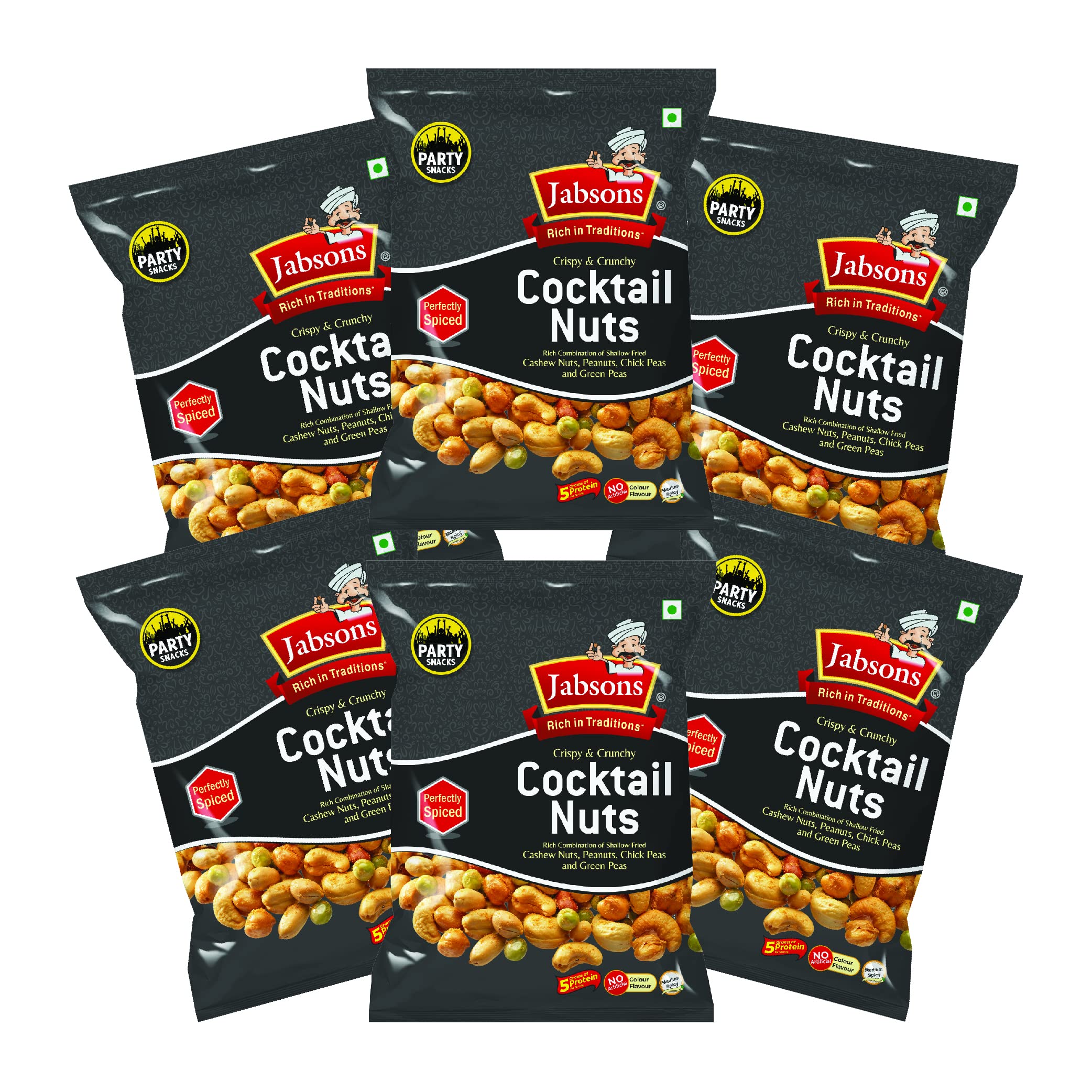 Jabsons Cocktail Nuts 120G (Pack of 6, Whole) (B0B5WTT9P1) Amazon Price History, Amazon Price Tracker