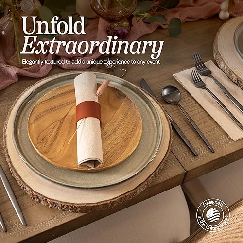 Miniatura 6 de Servilletas de papel desechables similares a tela, paquete de 200 servilletas de cena de color natural de 12 x 17 pulgadas, recicladas, para bodas,