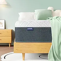 Colchão de espuma viscoelástica Queen Green Tea, 25 cm médio firme, verde