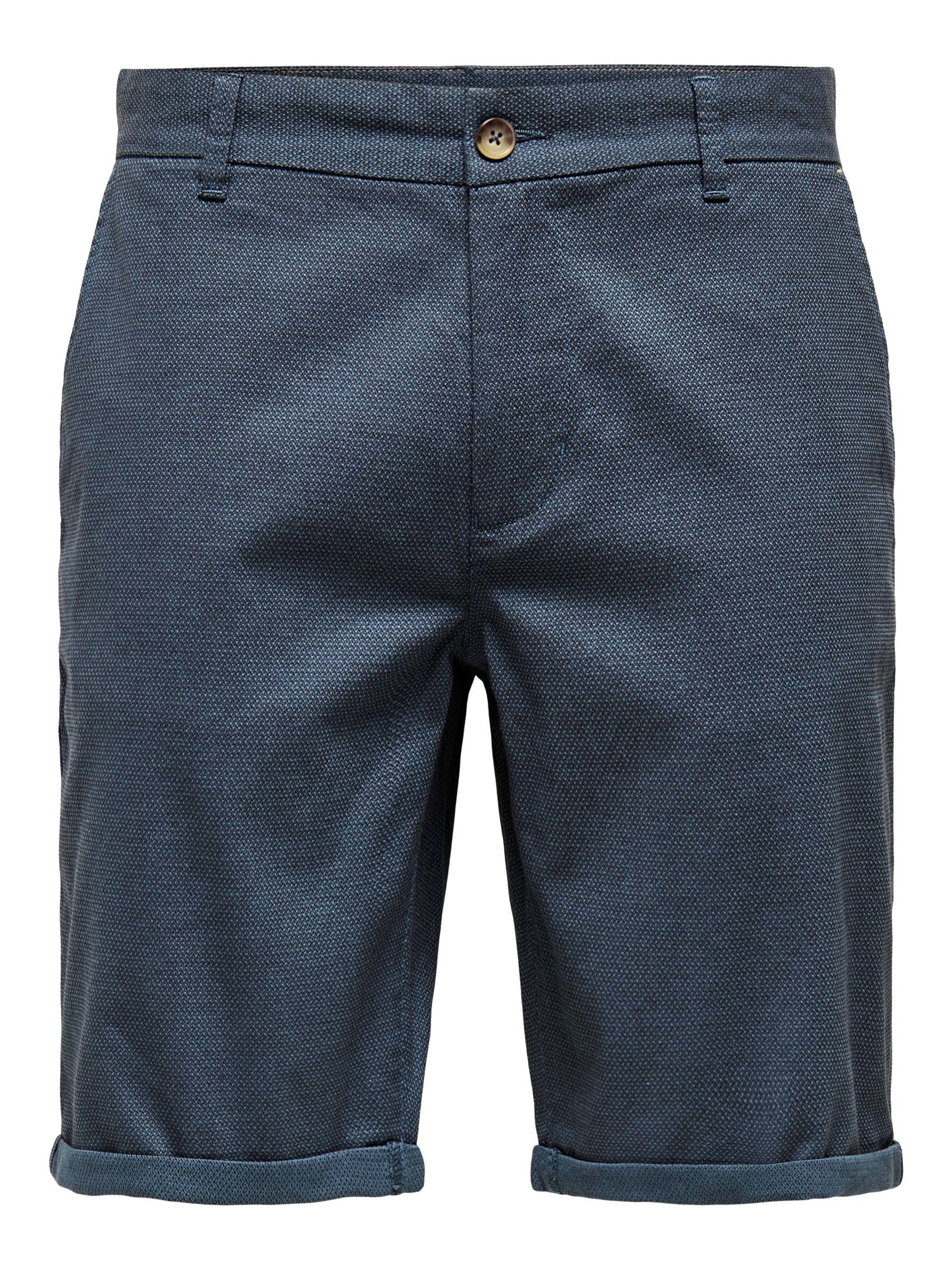 Only & Sons Herren Chinoshorts Onspeter Dobby 0058 Shorts Noos