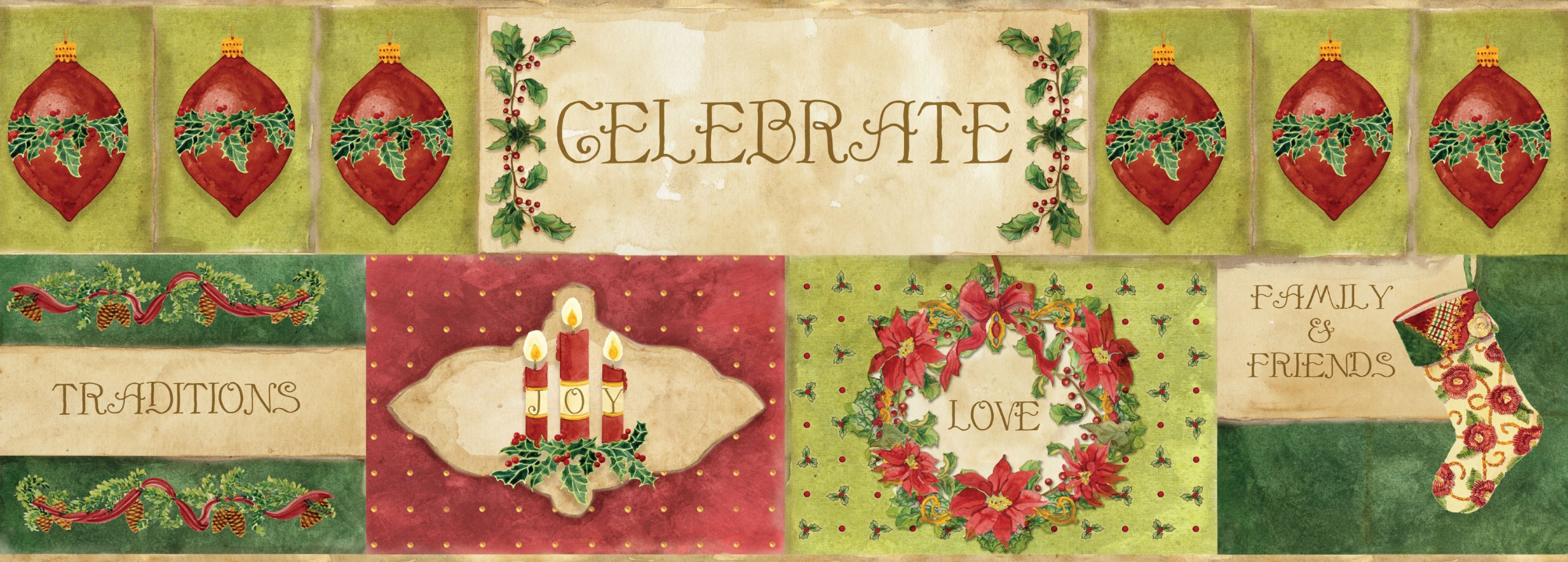 Andrews + BlaineCelebrate Traditions Panoramic Puzzle, 1000-Piece