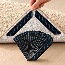 16 Non-Slip Carpet Bases, Reusable and Washable Carpet Grippers | Non-Slip Bases for Vinyl Carpets, Bedrooms, Bathroom, Living Room, Kitchen, Office, Indoor and Outdoor