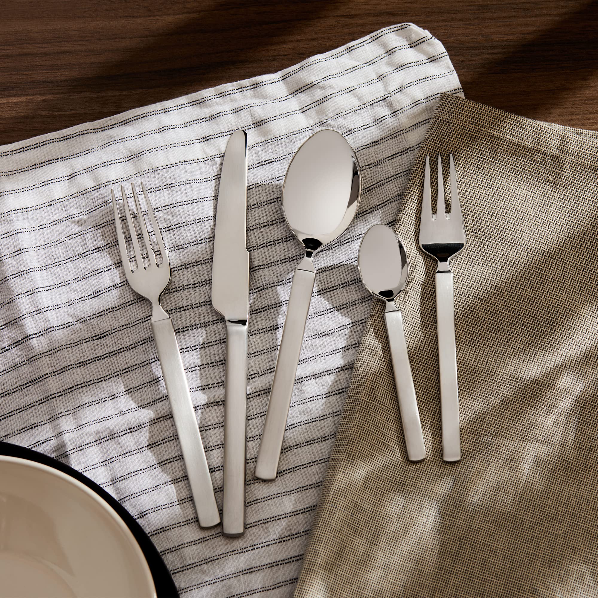 Alessi 4180/8 Dry Cucchiaino da Caffè in Acciaio Lucido con Manico Satinato Set da 6