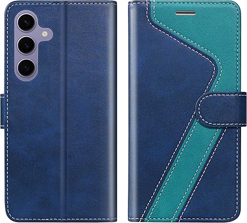 Miniatura 8 de Funda tipo cartera para Samsung Galaxy S22 Ultra, con bloqueo RFID, tarjetero de crédito, funda de piel sintética a juego para Samsung S22 Ultra,