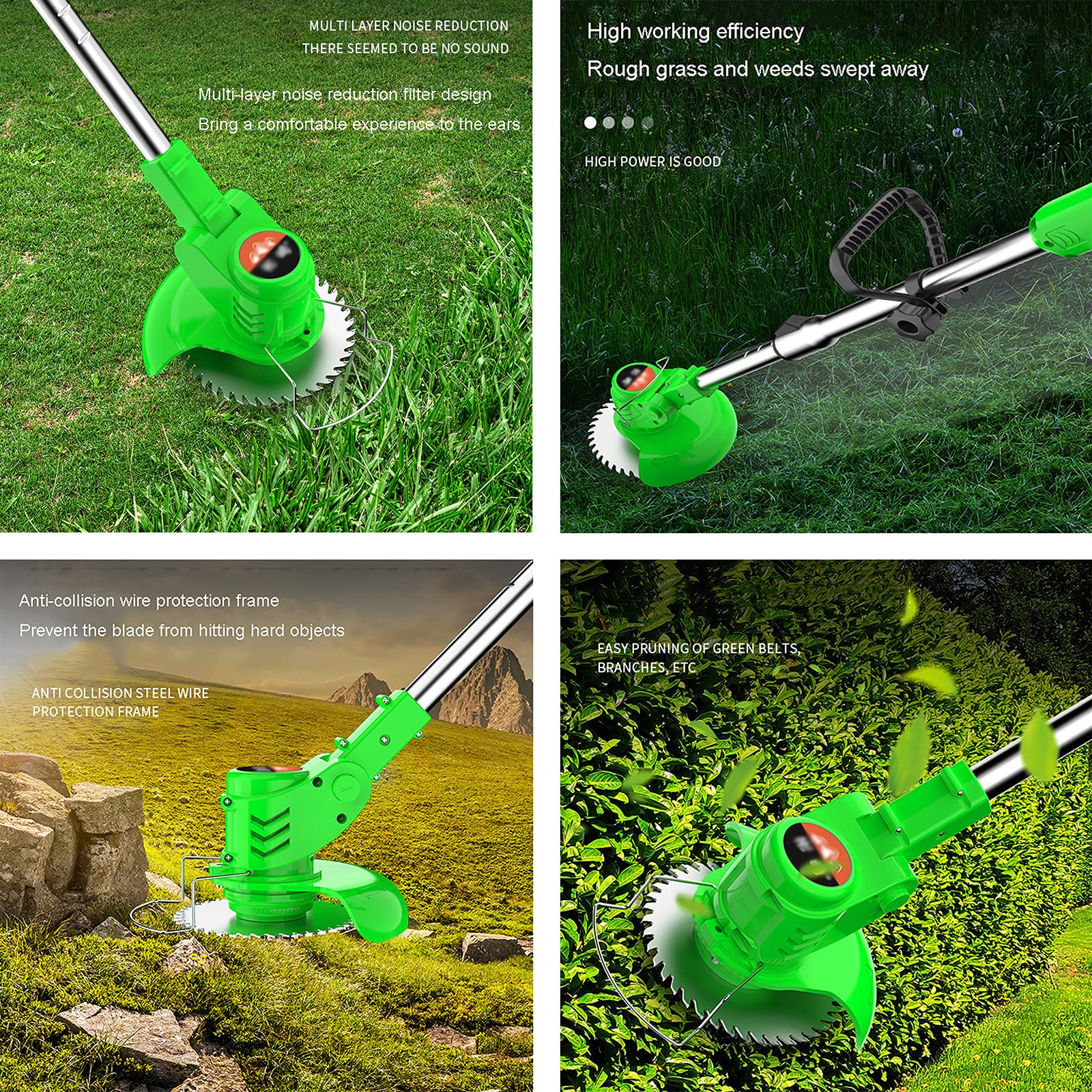 Buy Electric Cordless Grass Trimmer, 36v 1580w Cordless String Trimmer
