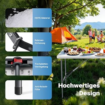 campingtisch verschenken Wiltec klappbar 122x60x75 cm Klapptisch mit Tragegriff Partytisch Biertisch Gartentisch Buffettisch Bierzeltgarnitur Camping Tisch faltbar Garten Color:Vantas; LL Midnight + LL Violet Ed Sheeran has signed 60cm