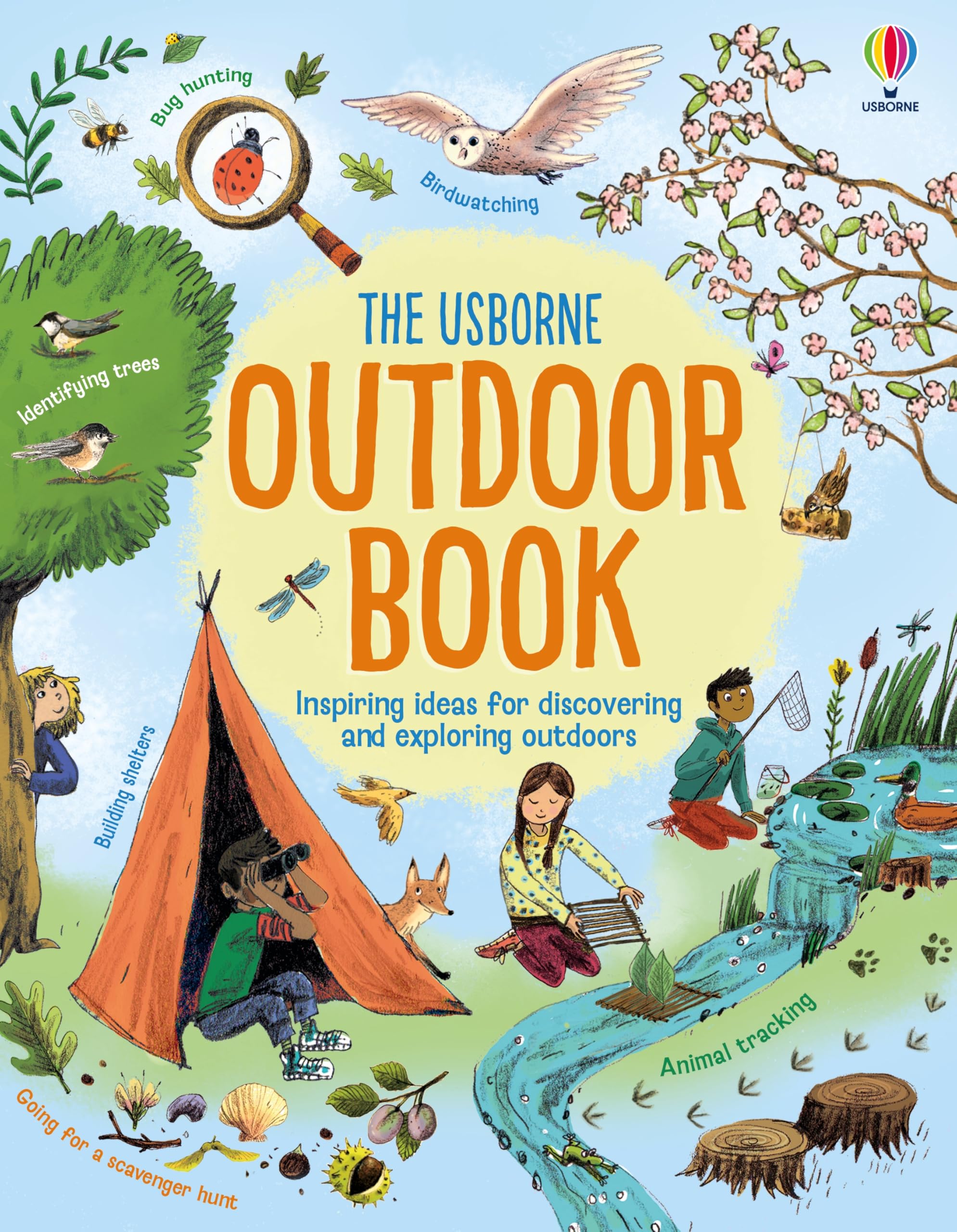 Usborne Outdoor Book: Fun Outdoor Activities For Kids Exploring Parks, Beaches, Forests, and Backyards