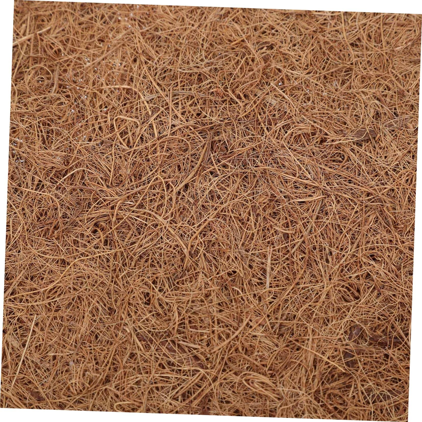 BESTonZON Tappetino per Rettili in Fibra di Cocco Antiscivolo 4 Pezzi | Color Caffè, Morbido e Confortevole, per Serpenti e Rettili, Uso Domestico e Negozi per Animali