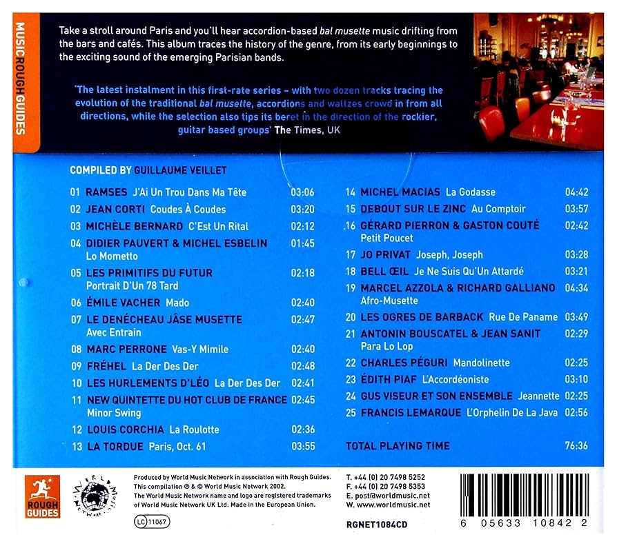 Rough Guide To Paris Cafe Music: Amazon.pl: Płyty CD i winylowe