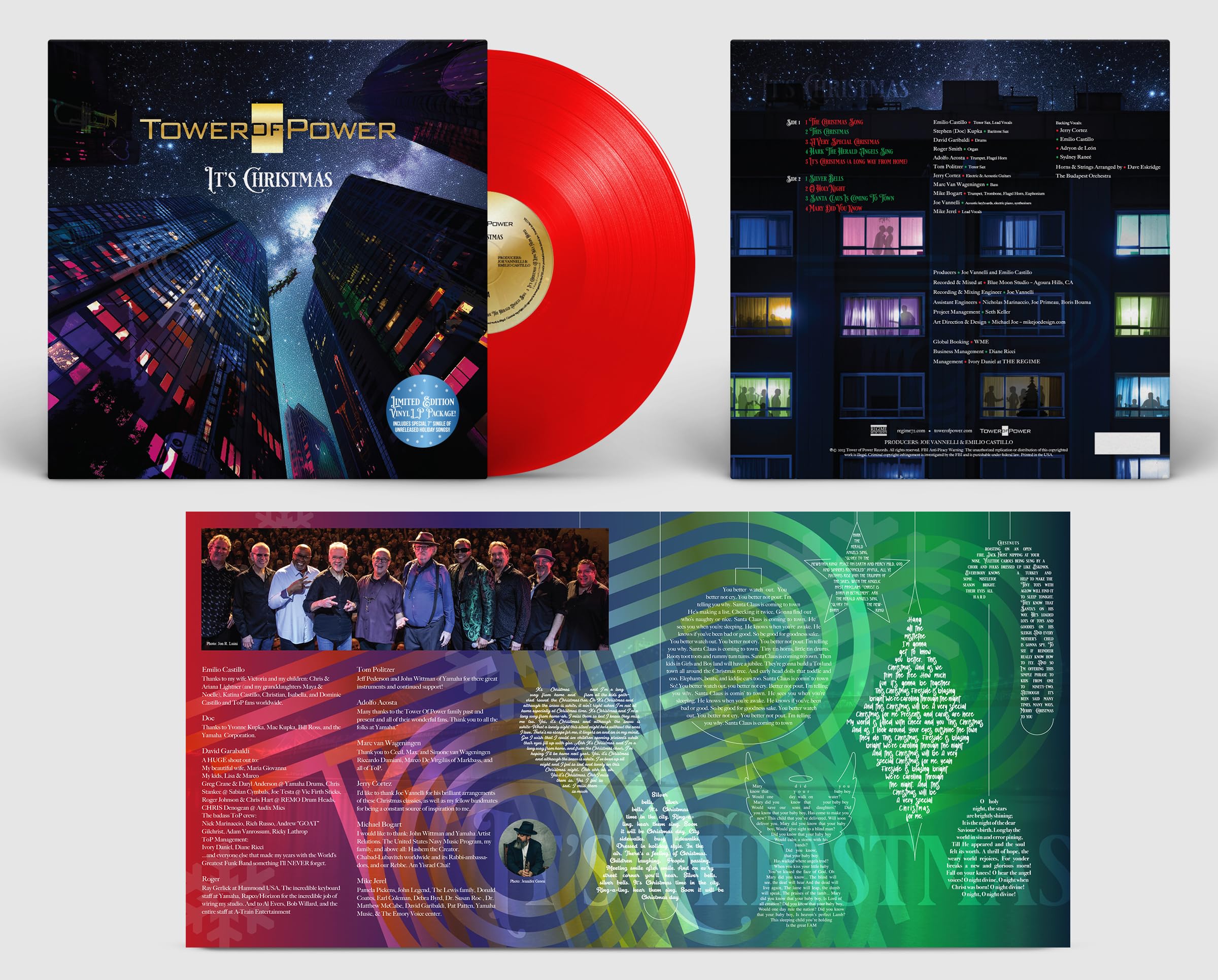 TOWER OF POWER - It's Christmas - Vinyl (gatefold red vinyl LP)